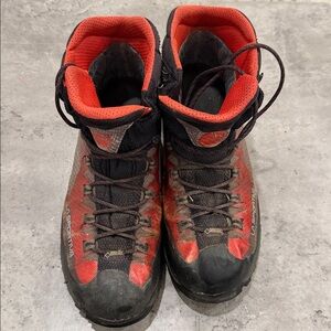 La Sportiva Red and Black Outdoor Boots